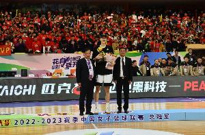 韩旭第3次斩获WCBA常规赛MVP 生涯至今已斩获6个重量级MVP