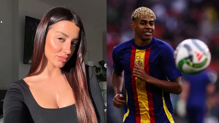 新欢?17岁亚马尔与女网红同游意大利，女方比他大了13岁?